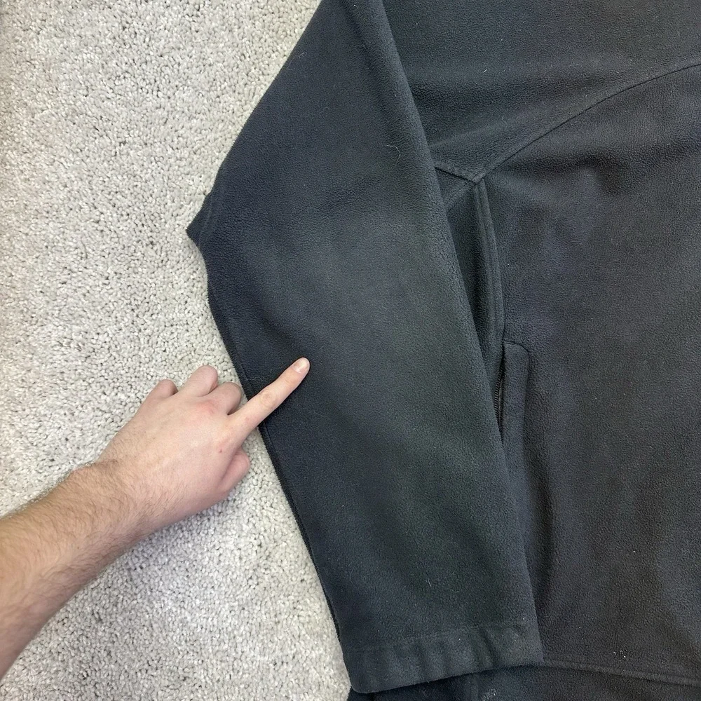 The North Face Windwall Mens XXL Black Full Zip Fleece Jacket